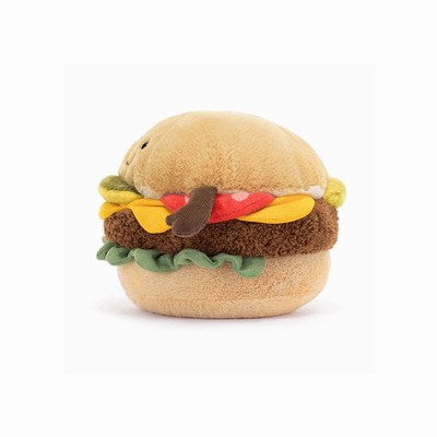 Jellycat Burger Australia | 735904YMF